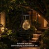 Star Trading Solar Laterne Eddy – LED Solar Dekoration zum Hängen oder Stellen, Gartenlaterne mit Dämmerungssensor, Warmweiß, Akku inklusive, Schwarz Bild 4