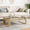 Couchtisch, Sofatisch mit Infinity-LED Sonoma-Eiche 90x53x30 cm Bild 4