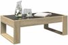 Couchtisch, Sofatisch mit Infinity-LED Sonoma-Eiche 90x53x30 cm Bild 5