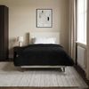 vidaXL Ganzjahresbettdecke Gepolstert Schwarz 155 x 200 cm 42026255 Bild 4