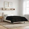 vidaXL Ganzjahresbettdecke Gepolstert Schwarz 155 x 200 cm 42026255 Bild 1