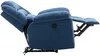 Vente-unique - BUROLO Sessel Stoff Blau - B 95 cm x H 103 cm x L 92 cm Bild 4