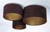 BPS Koncept 080-019 Deckenleuchte Trio braun, gold 3 x E27 L:91cm H:30cm dimmbar Bild 3