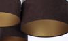 BPS Koncept 080-019 Deckenleuchte Trio braun, gold 3 x E27 L:91cm H:30cm dimmbar Bild 4