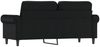 vidaXL 2-Sitzer-Sofa Schwarz 140 cm Kunstleder 359504 Bild 5