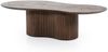 Maison ESTO Couchtisch oval organische Form Mango massiv Holz braun, Länge 130 cm Bild 2
