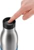 Emsa 'Bludrop Sleeve' Trinkflasche mit Quick-Press Verschluss, Edelstahl Aqua-Blau, 0,5l Bild 4