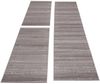 SIMPEX24 Kurzflor-Bettumrandung Unicolor - Einfarbig, Höhe 6 mm, (Bett-Set, 3-tlg, Bettvorlage), Schlafzimmer Teppich Bettumrandung Läufer Set 3 teilig Bild 4