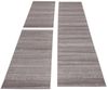 SIMPEX24 Kurzflor-Bettumrandung Unicolor - Einfarbig, Höhe 6 mm, (Bett-Set, 3-tlg, Bettvorlage), Schlafzimmer Teppich Bettumrandung Läufer Set 3 teilig Bild 5
