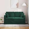 vidaXL Sofa Dunkelgrün 138 x 78 x 80 cm Samt 42024415 Bild 3