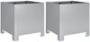 vidaXL Pflanzkübel 2 Stk. 30x30x30 cm Verzinkter Stahl 851196 Bild 2