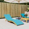 vidaXL Sonnenliegen-Auflage Oxford-Gewebe türkis, 200 x 70 x 4 cm Bild 2