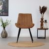 Bronx71 Esszimmerstuhl Microfaser Brooke cognac - 4er Set Bild 3