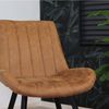 Bronx71 Esszimmerstuhl Microfaser Brooke cognac - 4er Set Bild 5