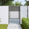 vidaXL Maschen-Gartentor verzinkter Stahl 100 x 75 cm Grau 145771 Bild 4
