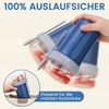 Bugucat Müslibecher To Go 560ML Yoghurtbecher Löffel Deckel Grüner Obstsalat Bild 5
