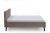 Polsterbett >Avola< Liegefläche 140x200cm, Cord Poso Farbe taupe - 146x100x210cm (BxHxT) Bild 5