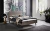 Polsterbett >Avola< Liegefläche 140x200cm, Cord Poso Farbe taupe - 146x100x210cm (BxHxT) Bild 2