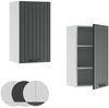 Hängeschrank Fame-Line Anthrazit Landhaus 40 cm Vicco Bild 5