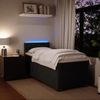 vidaXL Boxspringbett mit Matratze Schwarz Samt 3288773 Bild 4