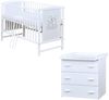 Baby-Delux Babyzimmer-Komplettset Babyzimmer Mia, (5-tlg), Babybett Wickelkommode Set Komplettzimmer Bild 2