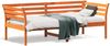 vidaXL Tagesbett ohne Matratze Wachsbraun 90x190 cm Massivholz Kiefer 842881 Bild 2