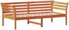 vidaXL Tagesbett ohne Matratze Wachsbraun 90x190 cm Massivholz Kiefer 842881 Bild 3