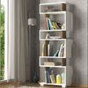ibonto BÜCHERREGAL : 60 x 160 x 20 cm Weiß Aufbewahrungsregal (H 160 x T 160 x B 60 cm) Bild 3