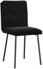 vidaXL Esszimmerstühle 2 Stk. Schwarz Samt 4101315 Bild 3
