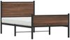 vidaXL Metallbett ohne Matratze Eichen-Optik 100x200 cm 4007953 Bild 4