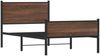vidaXL Metallbett ohne Matratze Eichen-Optik 100x200 cm 4007953 Bild 3