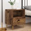 vidaXL Nachttisch 2 pcs Altholz 40 x 35 x 47,5 cm Holzwerkstoff 884068 Bild 4