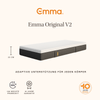 Emma 'Original v2' Taschenfederkern-Matratze, 90x200 cm, 85 % Polyester / 15 % Polypropylen, Weiß Bild 2