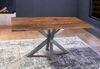 Esstisch Baumkante massiv Akazie nussbaum 240 x 100 silber FELINA 76394657 Bild 2
