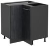 Eckunterschrank R-Line Schwarz Beton 75.6 cm ohne Arbeitsplatte Vicco Bild 5
