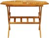 vidaXL Gartentisch Klappbar Ø110x75 cm Massivholz Akazie 4004911 Bild 4