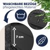 CASARIA® Polyrattan Ecklounge mit WPC Tisch Grau Bild 4