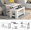 Couchtisch Lorenz Weiß 100 x 50 cm mit Liftfunktion Vicco Bild 2