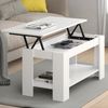 Couchtisch Lorenz Weiß 100 x 50 cm mit Liftfunktion Vicco Bild 5