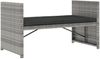 vidaXL 5-tlg. Garten-Lounge-Set mit Auflagen Poly Rattan Grau 48134 Bild 5