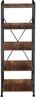 tectake Bücherregal Standregal, inklusive Kippschutz, 47,5 x 34,5 x 151,5 cm, Holzregal Manchester 1-tlg, mit 5 Ebenen, mit höhenverstellbaren Kunststofffüßen Bild 2
