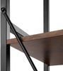 tectake Bücherregal Standregal, inklusive Kippschutz, 47,5 x 34,5 x 151,5 cm, Holzregal Manchester 1-tlg, mit 5 Ebenen, mit höhenverstellbaren Kunststofffüßen Bild 5