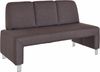 exxpo - sofa fashion Polsterbank Intenso, Sitzbank, Breite 162 cm, wahlweise in Leder oder Textil, hohe Bodenfreiheit, frei im Raum stellbar, hoher Sitzkomfort Bild 2