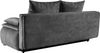 WERK2 Schlafsofa Tekla LED, Bettcouch Breite 206cm, Liegefläche 200/140cm, 2-Sitzer Schlafcouch mit Bettkasten & stylischer RGB-LED-Beleuchtung Bild 4