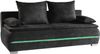 WERK2 Schlafsofa Tekla LED, Bettcouch Breite 206cm, Liegefläche 200/140cm, 2-Sitzer Schlafcouch mit Bettkasten & stylischer RGB-LED-Beleuchtung Bild 3