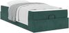 vidaXL Bettgestell mit Matratze 2 pcs Grün Samt 3399537 Bild 3