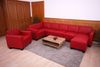 Modular Sofa-System Couch-Garnitur Lyon 6-2, Kunstleder ~ rot Bild 4