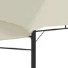 vidaXL Pavillon, mit Doppelt Erweiterten Dächern, 180 g/m², Stahl/Stoff Creme, 3 x 3 x 2,75 cm Bild 4