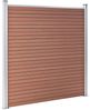 vidaXL Gartenzaun WPC 872x186 cm Braun 3053210 Bild 2
