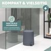 eluno Kosmetikeimer TESERO, 4 Liter, Kunststoff, grau Bild 3